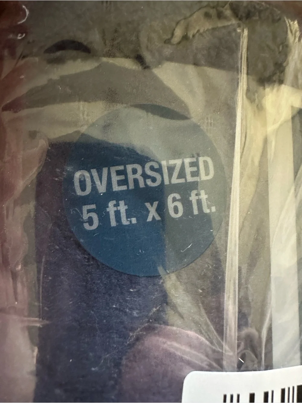 💙 The Big One Oversized Supersoft Plush Throw Blanket Blue 60x72 NIB